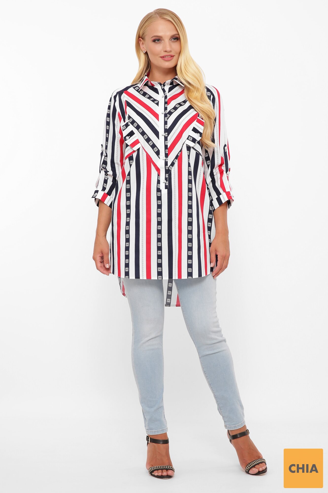 Рубашка Стиль полоса