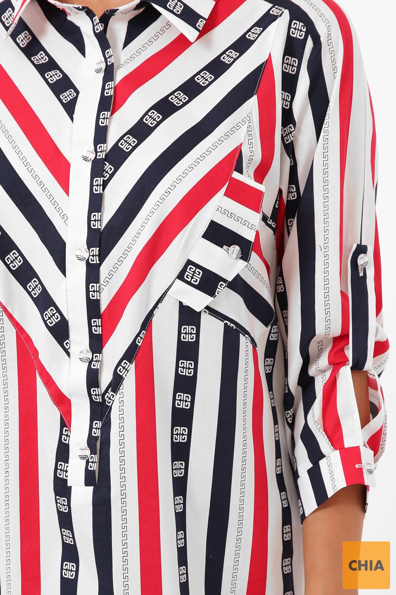 Рубашка Стиль полоса