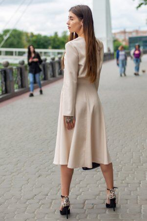 First Land Fashion: Платье Плутос бежевое ХПП 3211 - фото 2