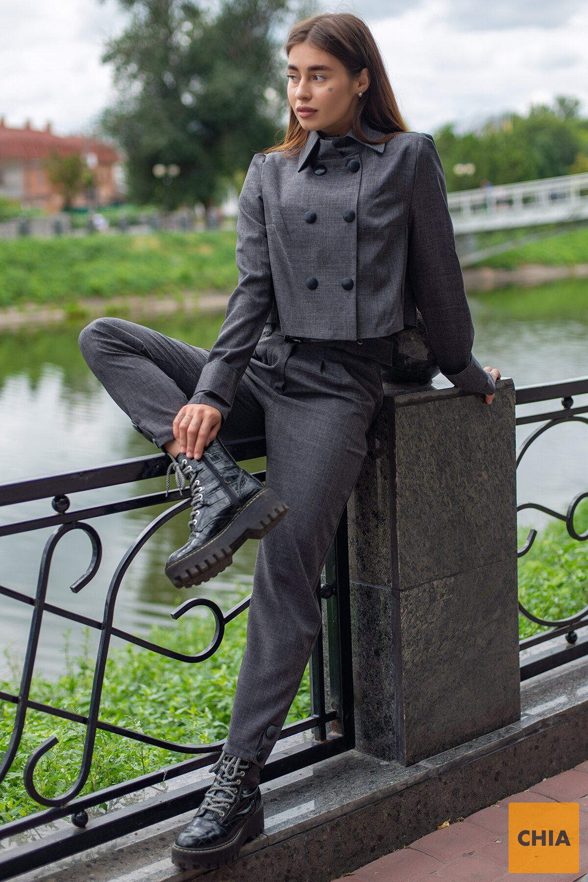 Костюм Парламент графитовое