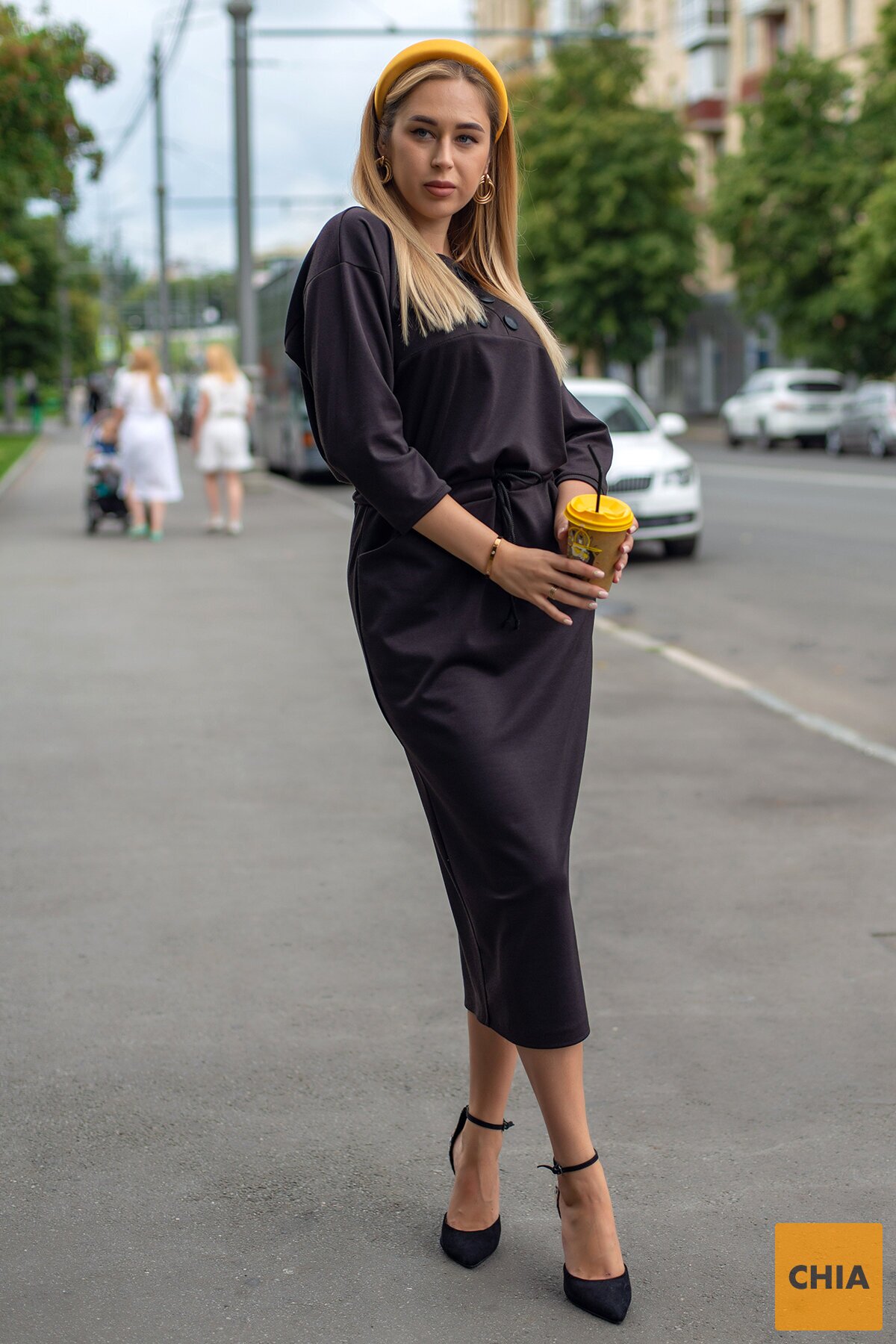 Платье Луиза шоколадное