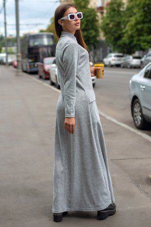 First Land Fashion: Платье Амели серое ХПА 3124 - фото 2