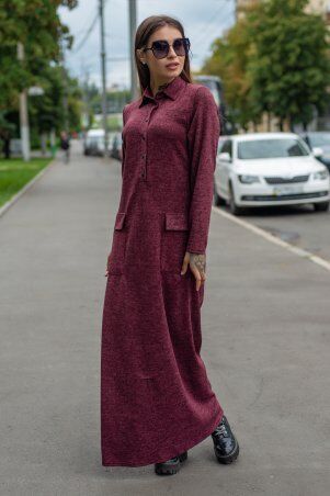 First Land Fashion: Платье Амели бордовое ХПА 3121 - фото 1