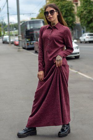 First Land Fashion: Платье Амели бордовое ХПА 3121 - фото 3