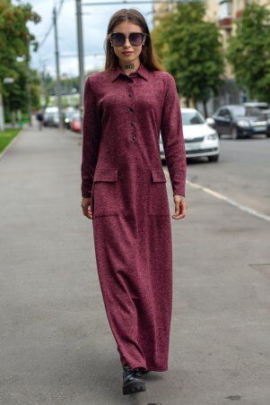 First Land Fashion: Платье Амели бордовое ХПА 3121 - фото 4
