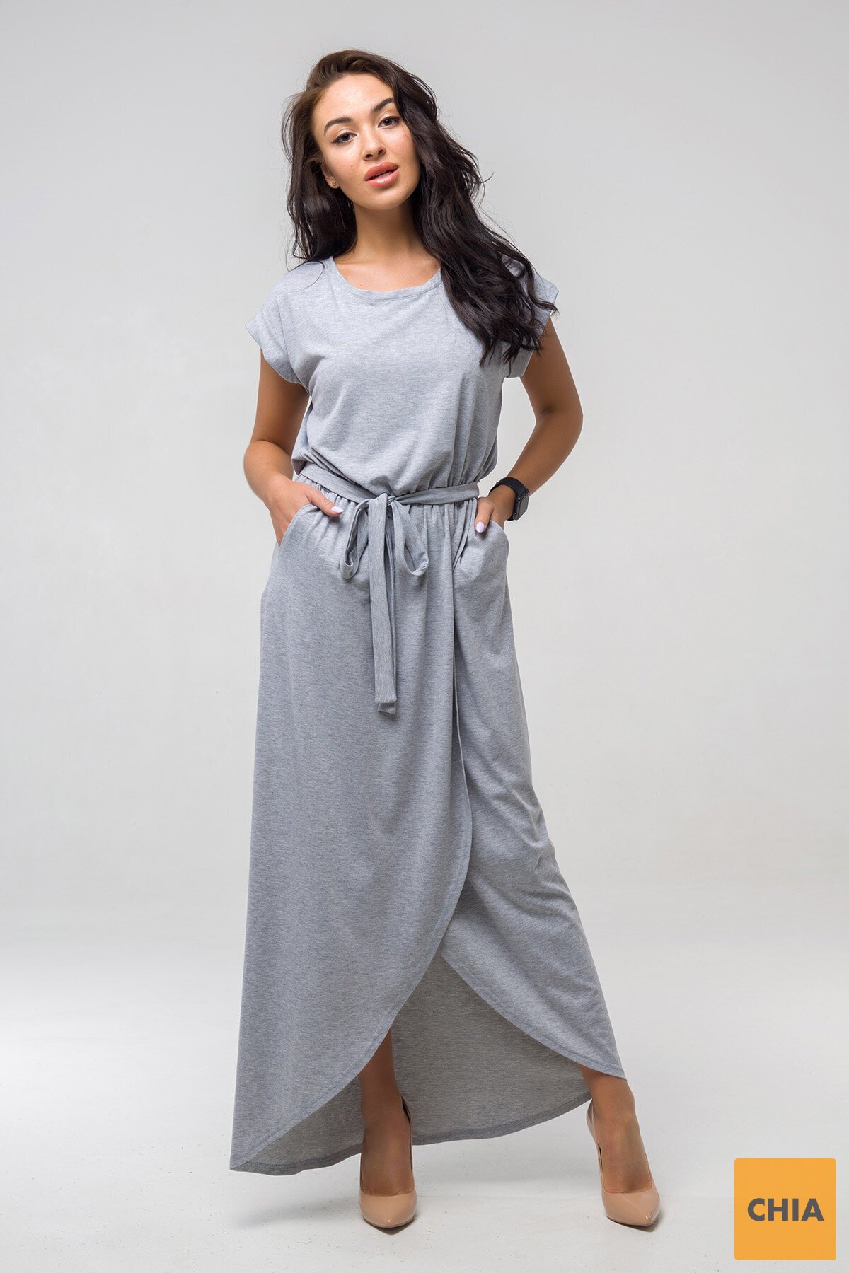 Платье Asti серое