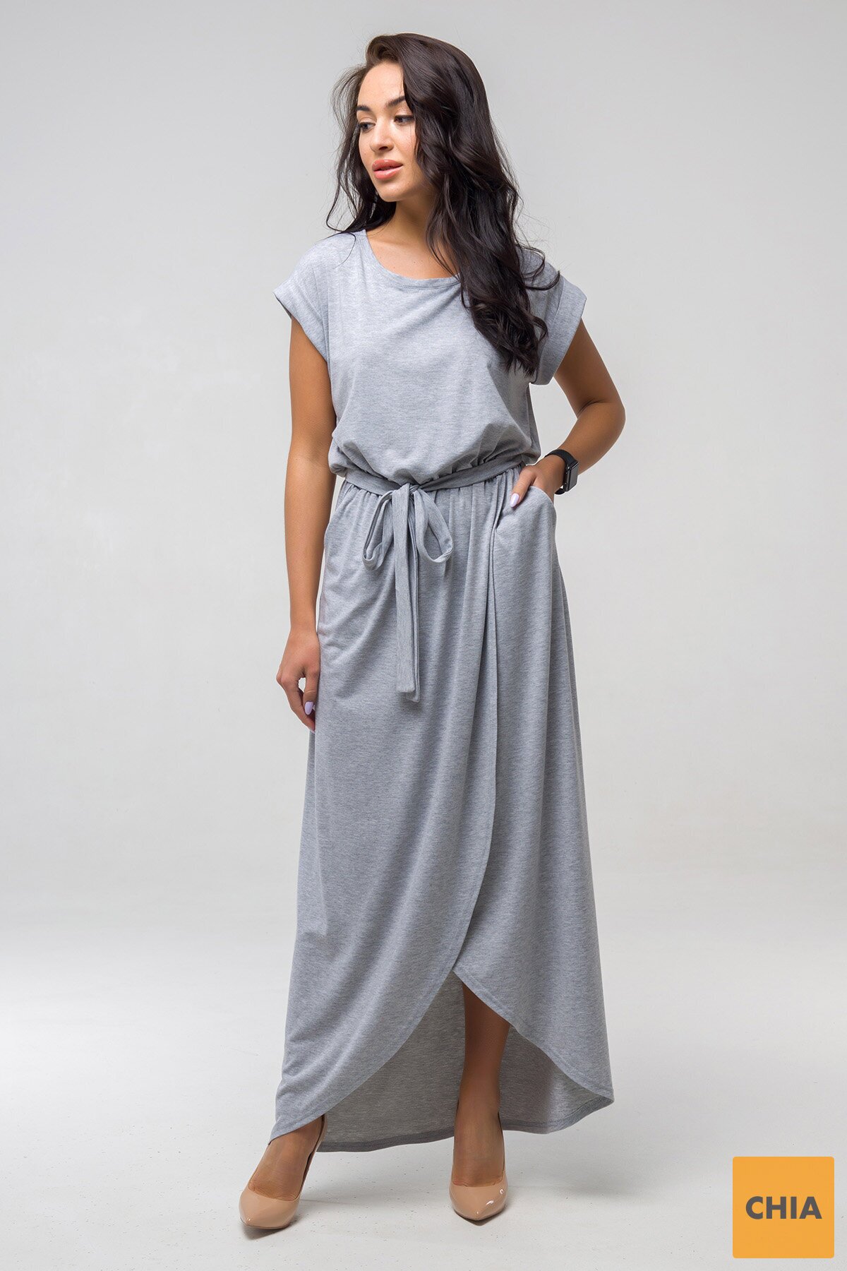 Платье Asti серое