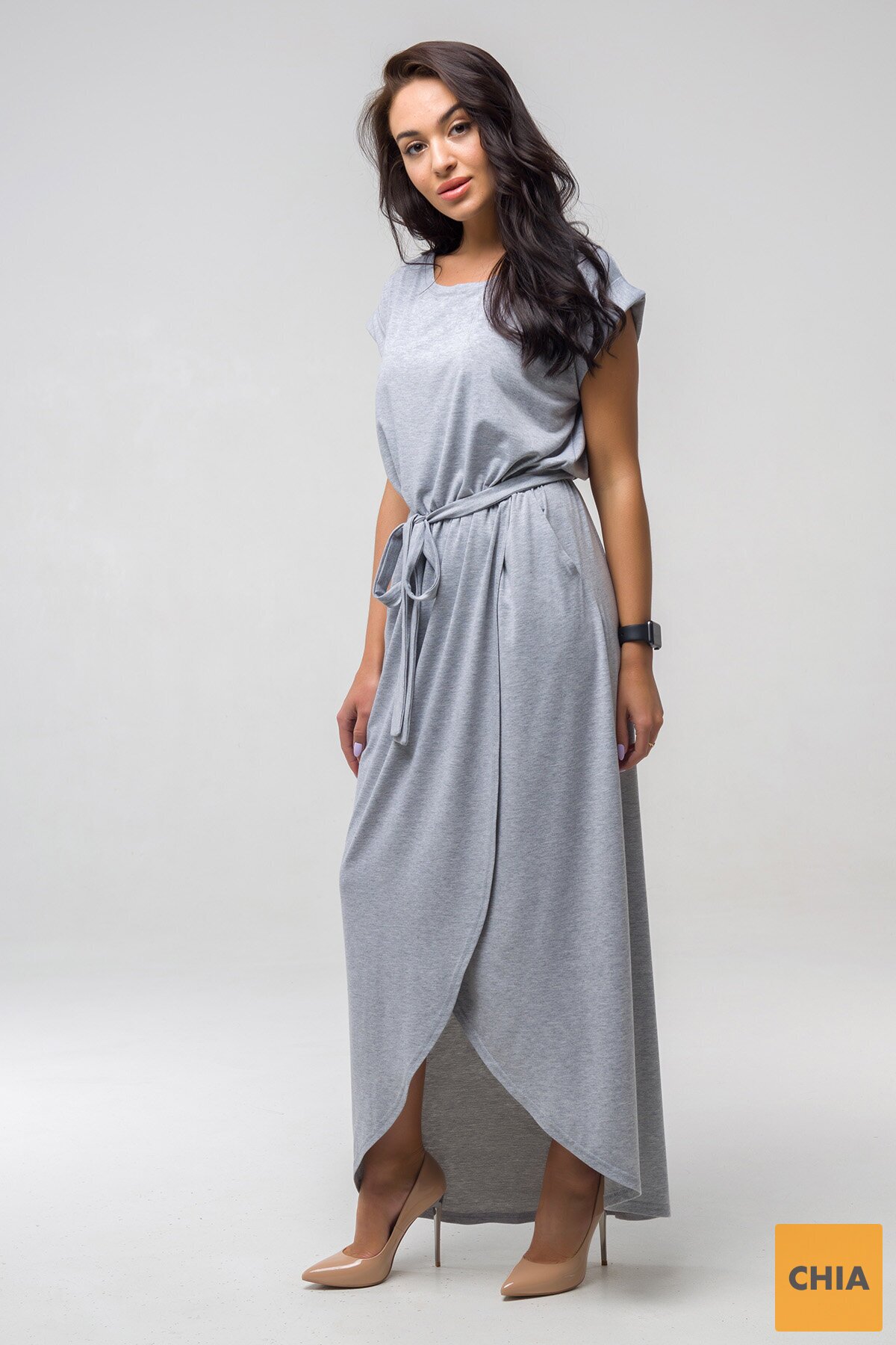 Платье Asti серое