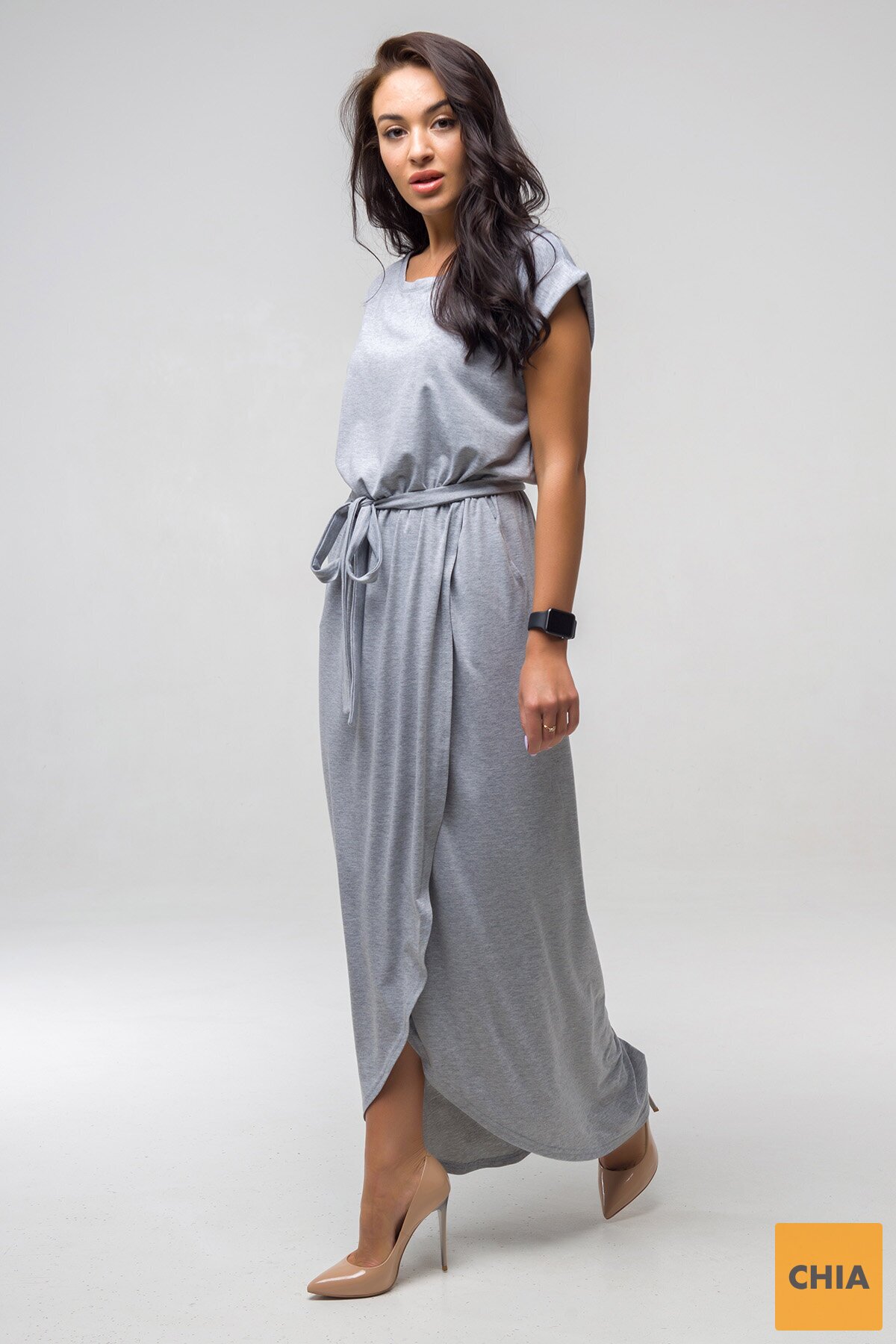 Платье Asti серое