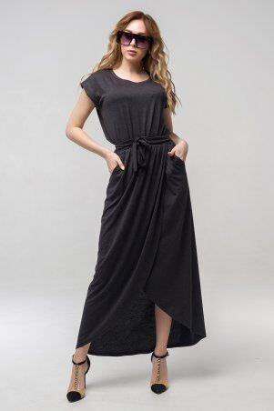 First Land Fashion: Платье Asti черное ППА 2135 - фото 1