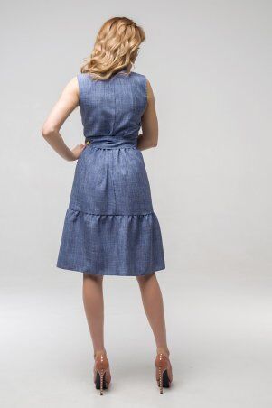 First Land Fashion: Платье Вероника синее(джинс) ППВ 2153 - фото 4