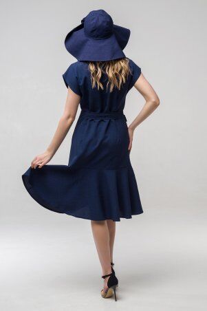 First Land Fashion: Платье Джастин темно-синее ППД 2161 - фото 5