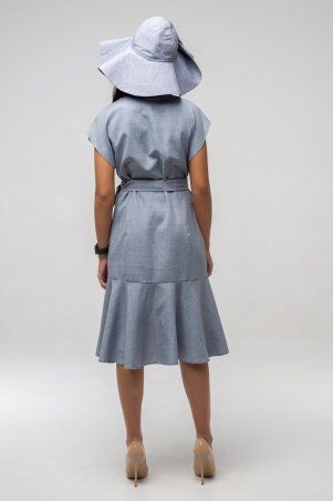 First Land Fashion: Платье Джастин светло-серое ППД 2162 - фото 3