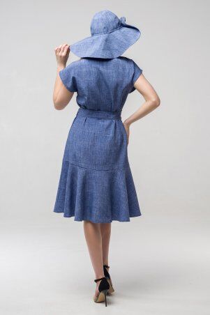 First Land Fashion: Платье Джастин синее(джинс) ППД 2163 - фото 5