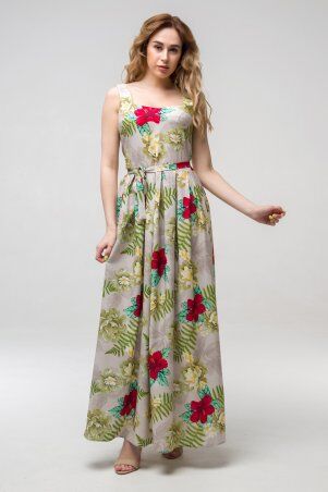 First Land Fashion: Платье Магнолия бежевое ППМ 2201 - фото 2