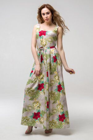 First Land Fashion: Платье Магнолия бежевое ППМ 2201 - фото 3