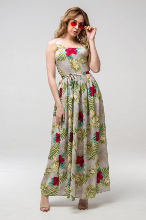 First Land Fashion: Платье Магнолия бежевое ППМ 2201 - фото 4