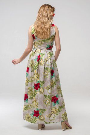 First Land Fashion: Платье Магнолия бежевое ППМ 2201 - фото 5