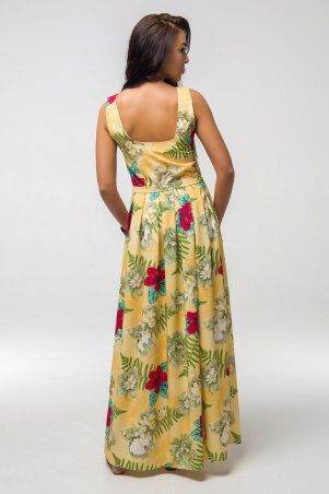 First Land Fashion: Платье Магнолия желтое ППМ 2203 - фото 5