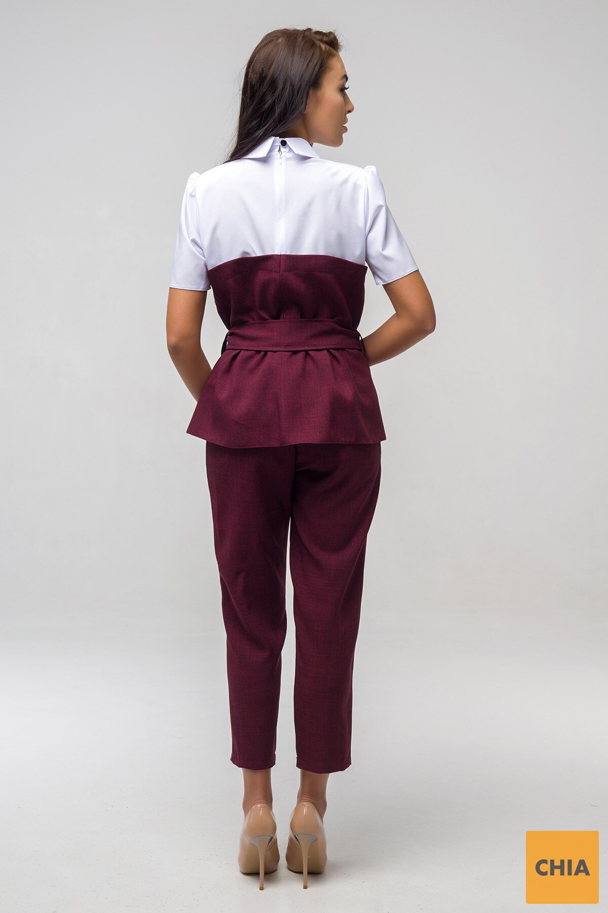 Костюм Мираж бордовый