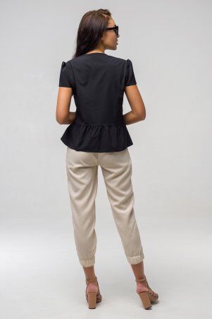 First Land Fashion: Блузка Мускари черная ПБМ 2243 - фото 3