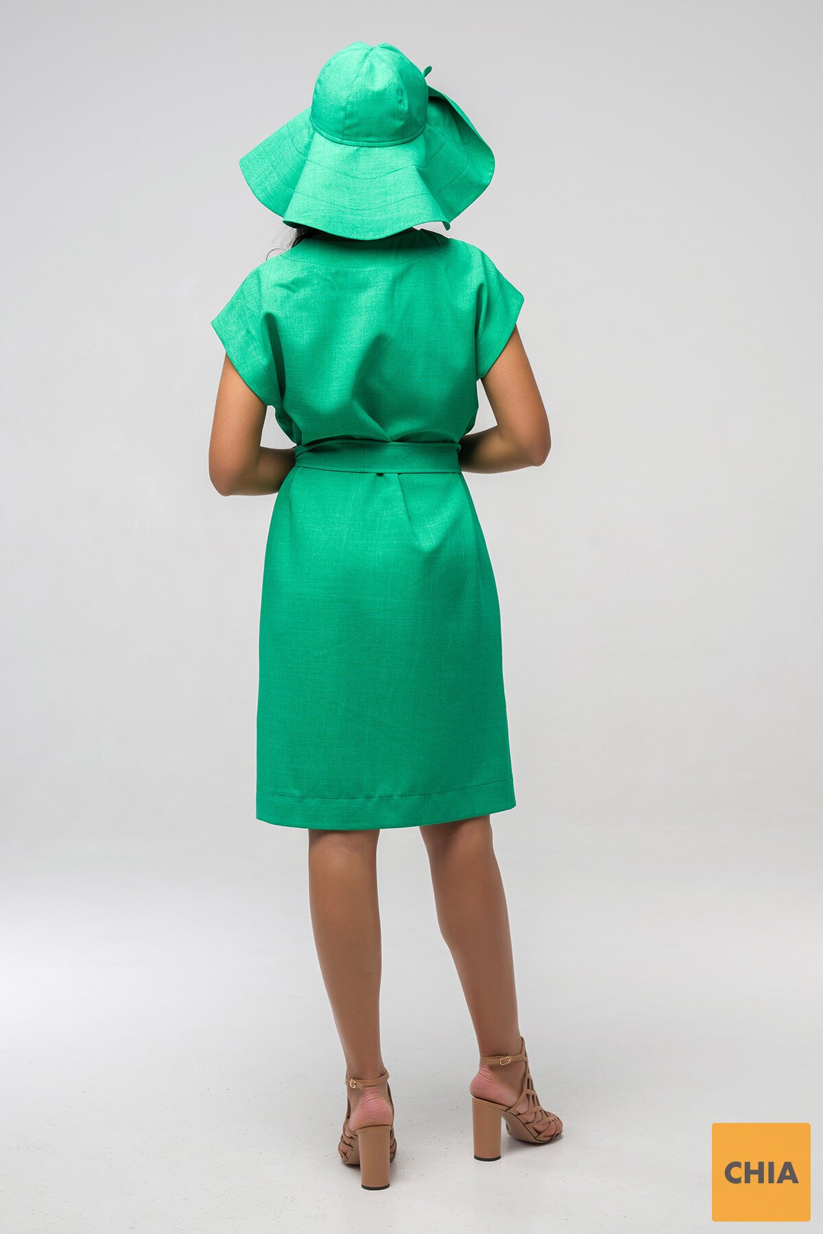 Платье Пронто зеленое