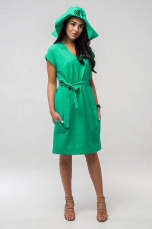 First Land Fashion: Платье Пронто зеленое ППП 2281 - фото 2