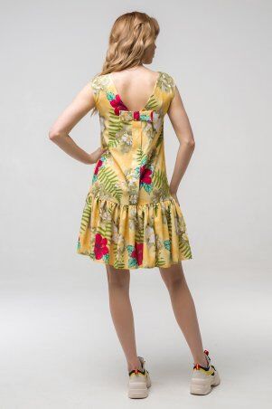 First Land Fashion: Платье Эллочка желтое ППЭ 2333 - фото 4