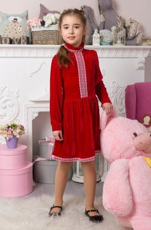 Funny Lola Fashion: Платье Мила красное Мила ОПМ 2051 - фото 1
