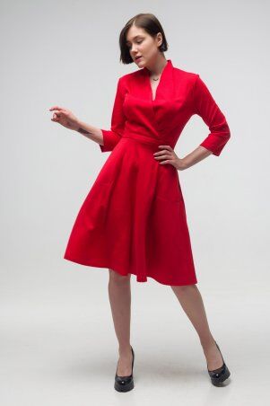 First Land Fashion: Платье Венера красное СПВ2585 - фото 1