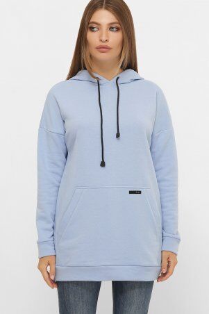 Худи Рипли д/р голубой