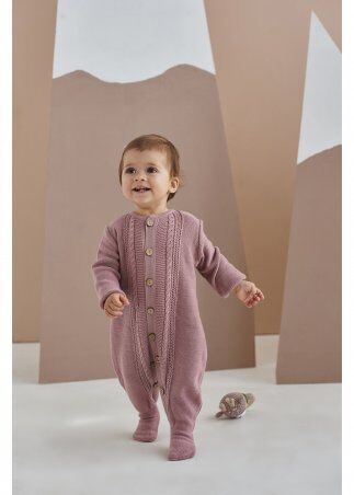 Комбинезон Вилли, темно-пудровый