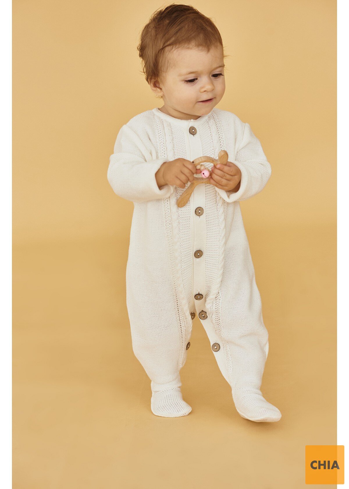Комбинезон Вилли, молочный