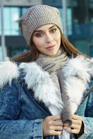 Комплект «Сабина» (шапка и шарф)