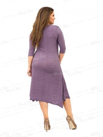 Ninele Style: Благородное фрезовое женское платья трикотаж 332 - фото 3