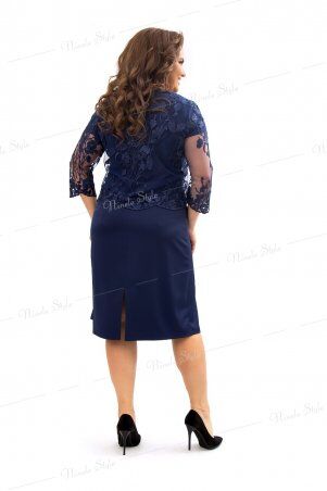 Ninele Style: Синее вечернее женское платье с болеро 349-1 - фото 3
