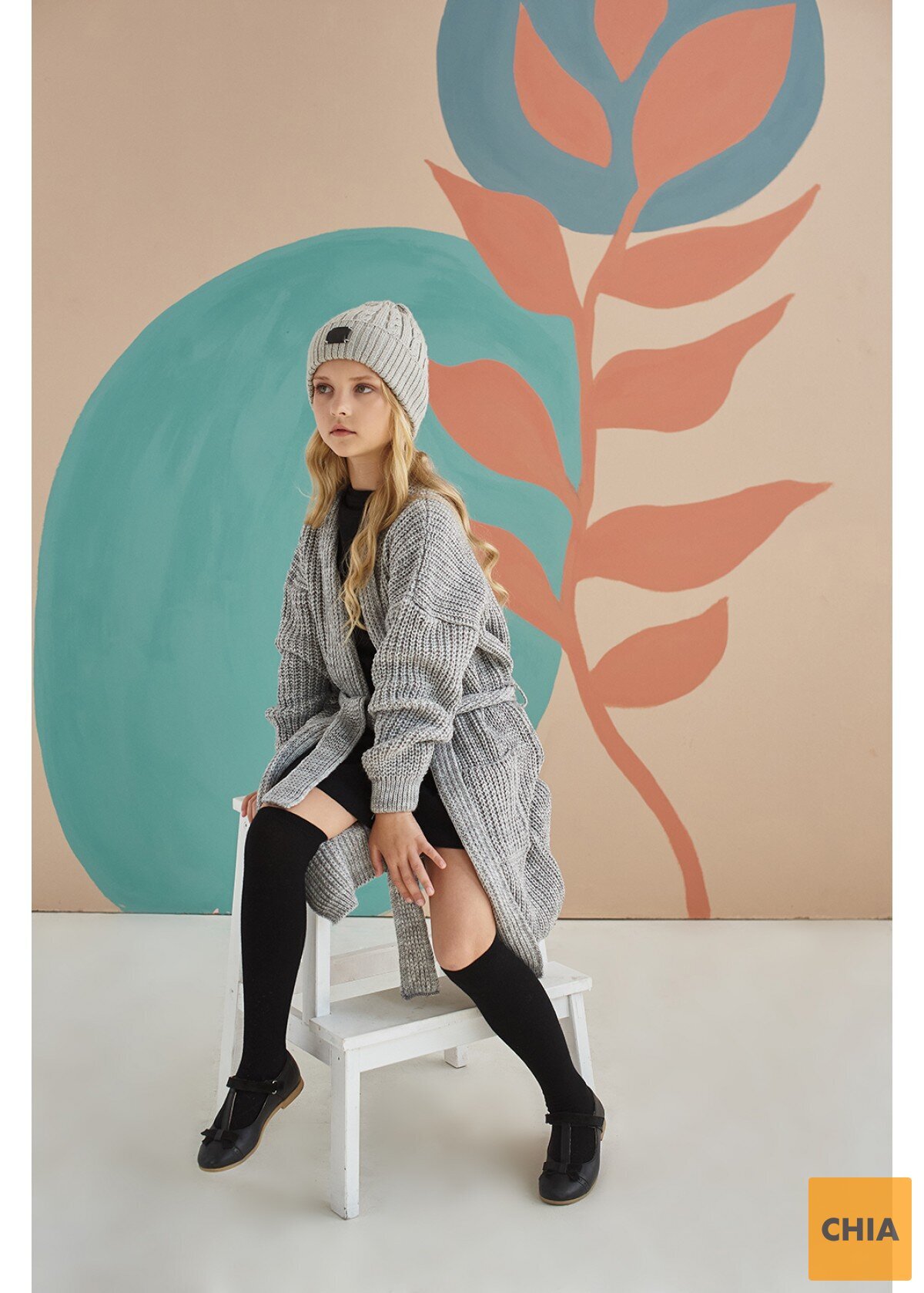 Кардиган Ириска, серый