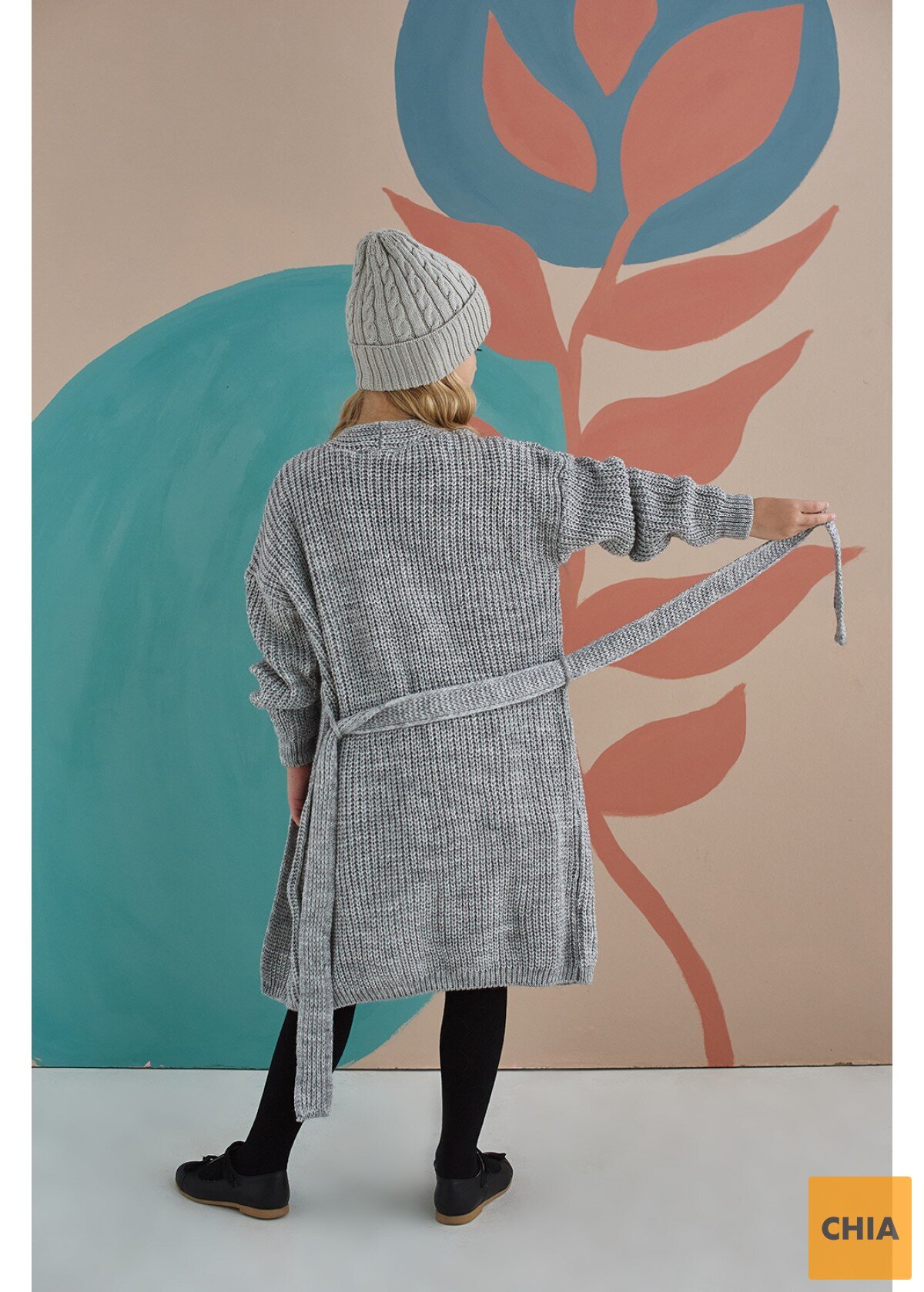 Кардиган Ириска, серый