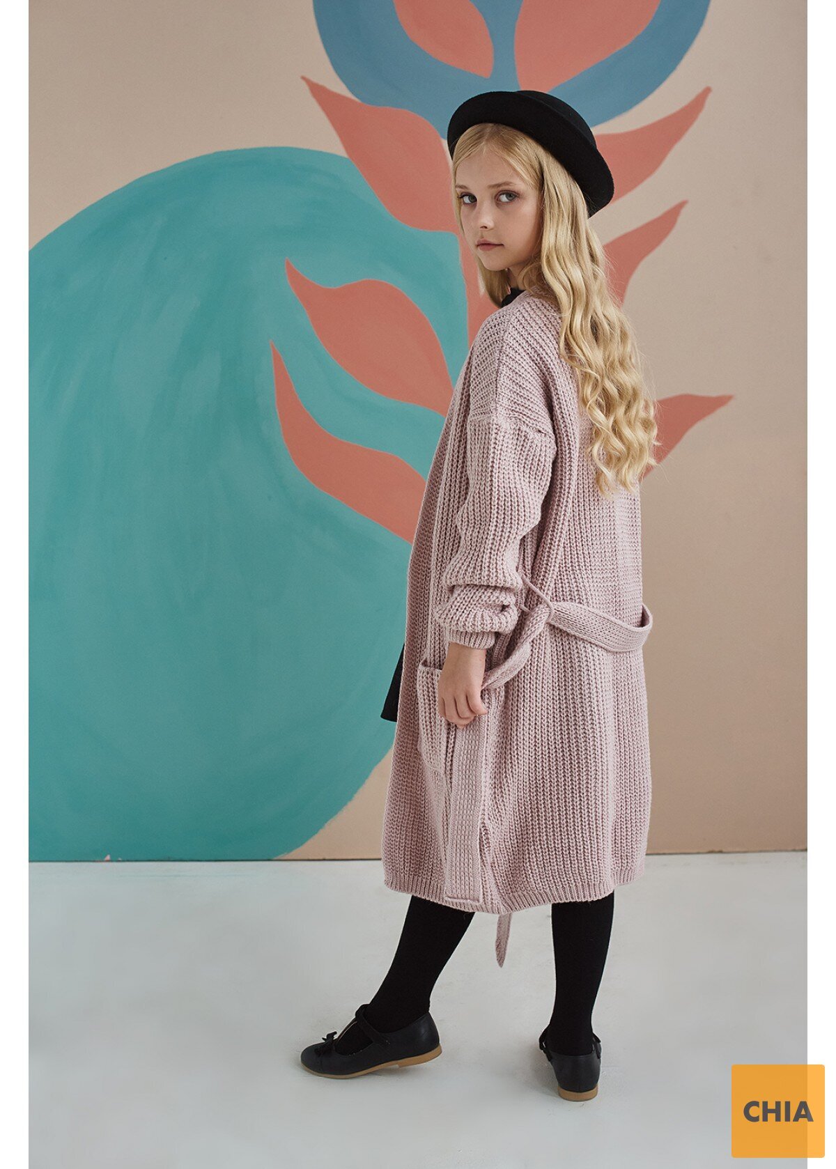 Кардиган Ириска, пудровый