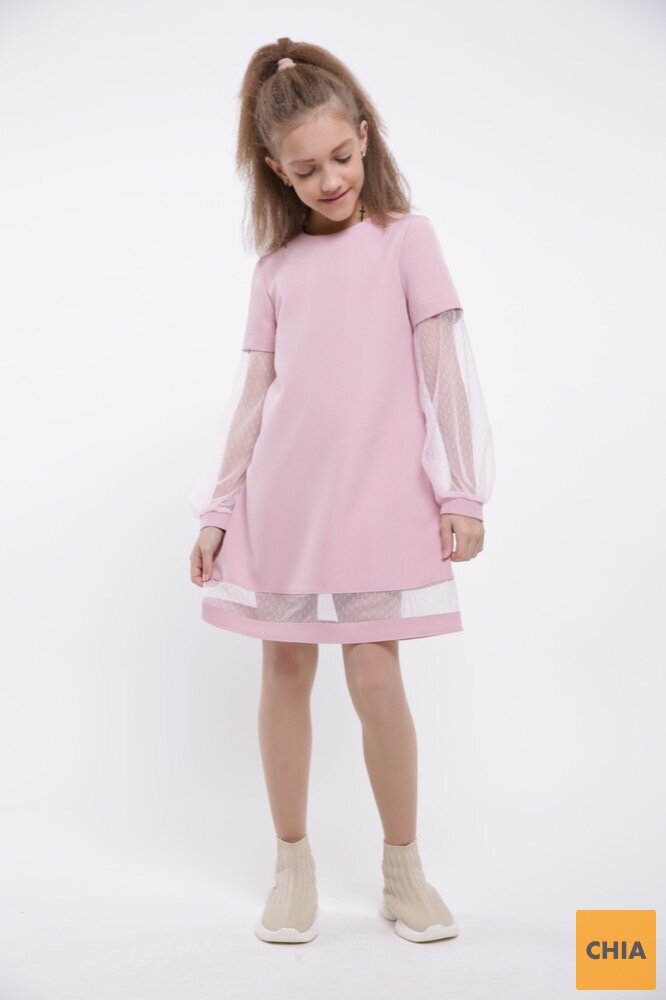 Нарядное платье Тина розовый