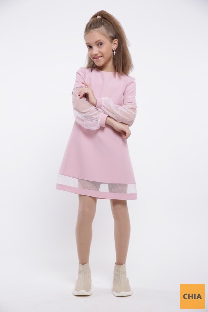 Нарядное платье Тина розовый