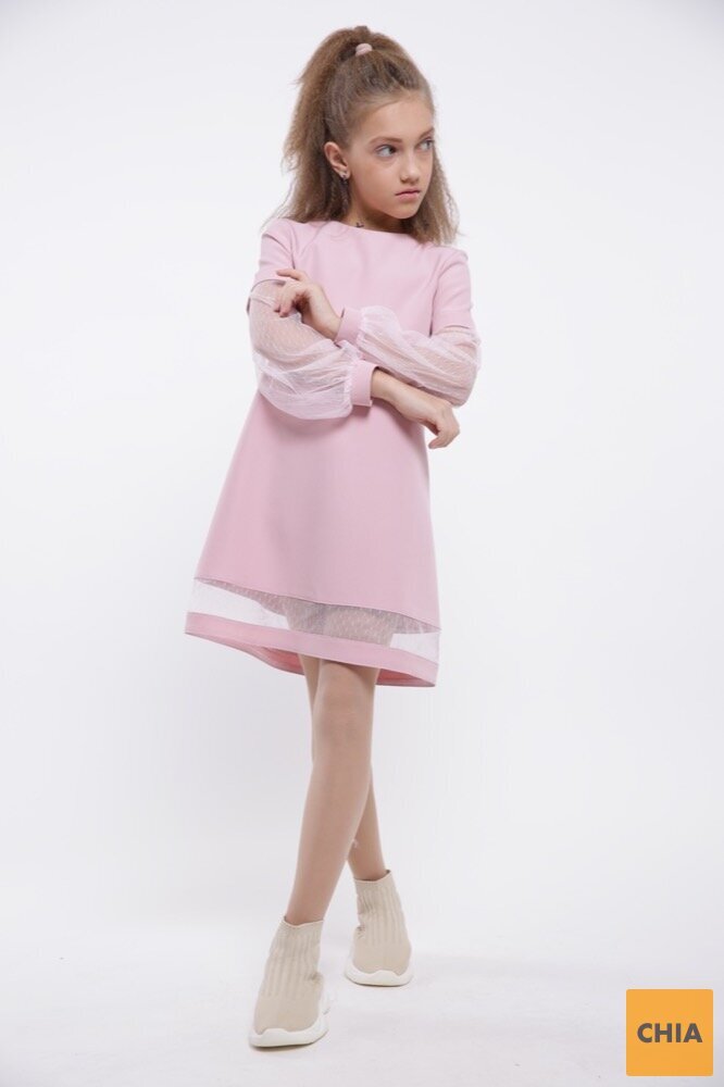 Нарядное платье Тина розовый