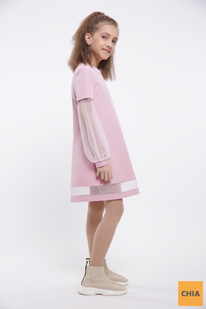 Нарядное платье Тина розовый