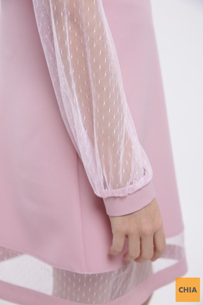 Нарядное платье Тина розовый