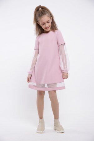Sofia Shelest: Нарядное платье Тина розовый ПЛ0746 - фото 1