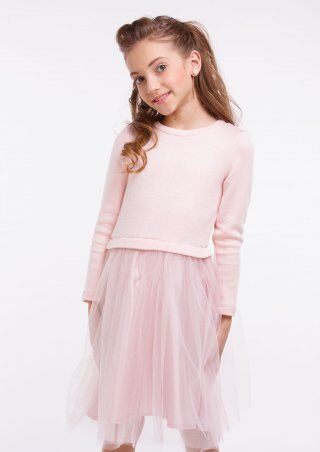 Sofia Shelest: Нарядное платье Лея розовый П00623 - фото 1