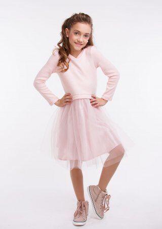 Sofia Shelest: Нарядное платье Лея розовый П00623 - фото 5