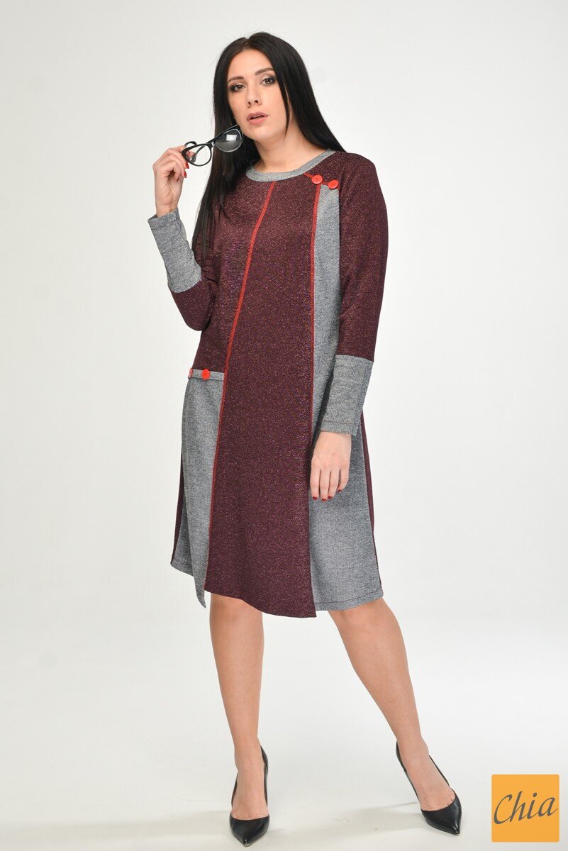 Асимметричное платье длины миди