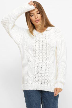 Lerri: Свитер 211 молочный - фото 2