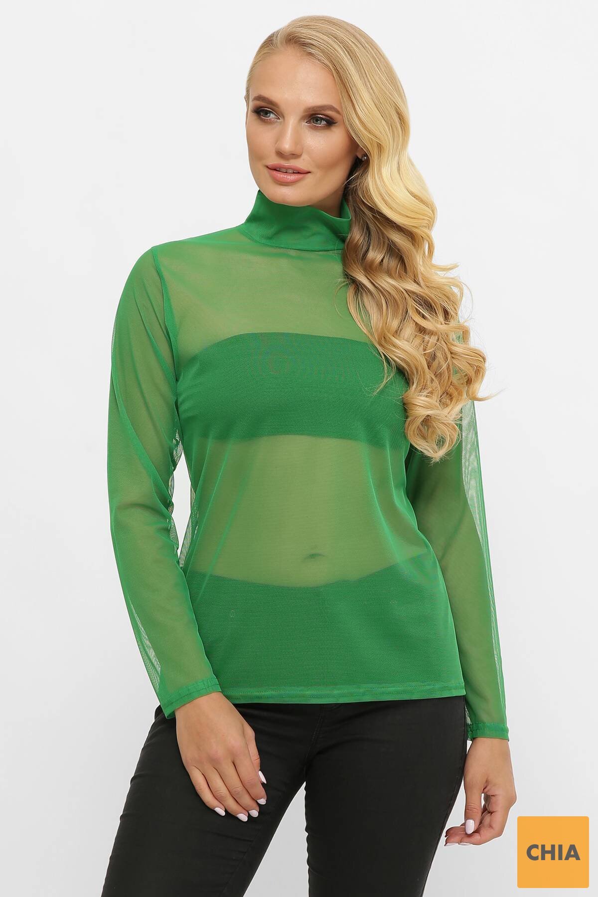 Гольф из стрейч-сетки